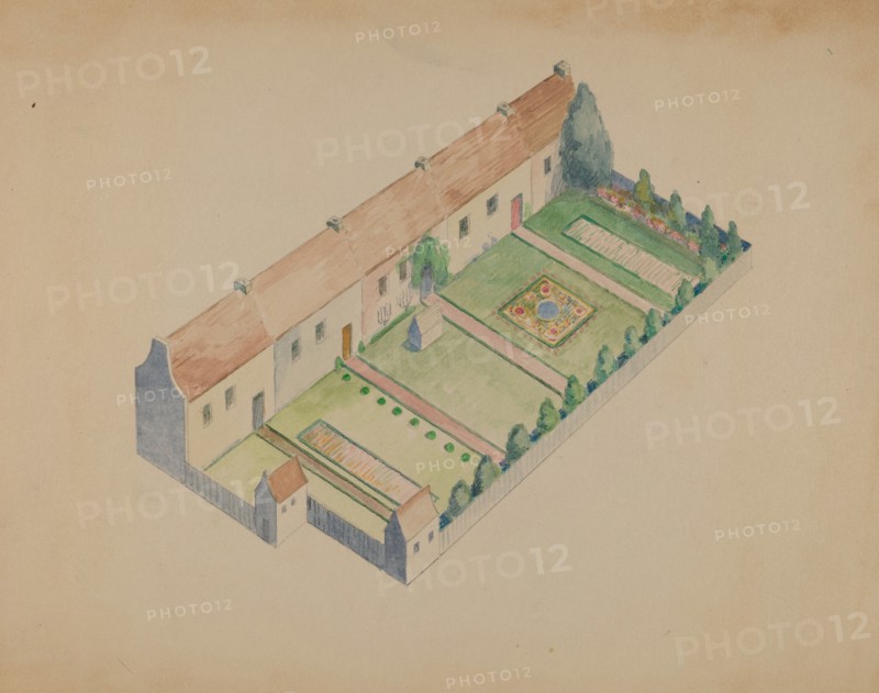 Block Plan, 1935/1942. Creator: George Stonehill.