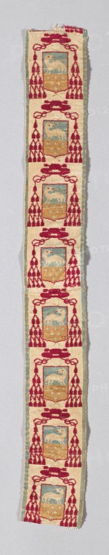 Ribbon with Medici Coat-of-Arms, Italy, 17th/18th century. Creator: Unknown.