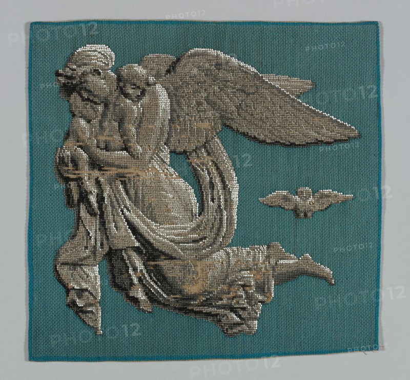 Panel Entitled "Night", England, 19th century. Creator: Unknown.