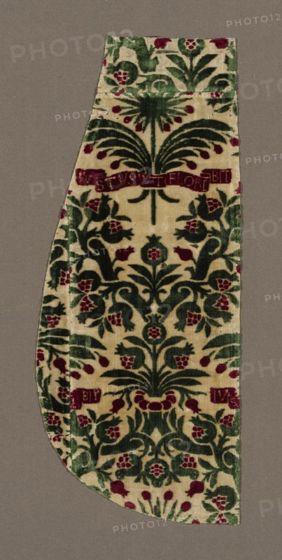 Portion of a Chasuble, Italy, 1450/1500. Creator: Unknown.