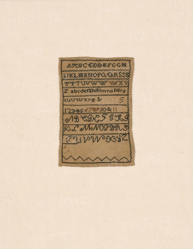 Sampler, United States, 19th century. Creator: Unknown.