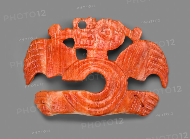 Nose Ornament in the Form of an Long-Nosed Saurian with C-shaped Body, A.D. 800/1200. Creator: Unknown.