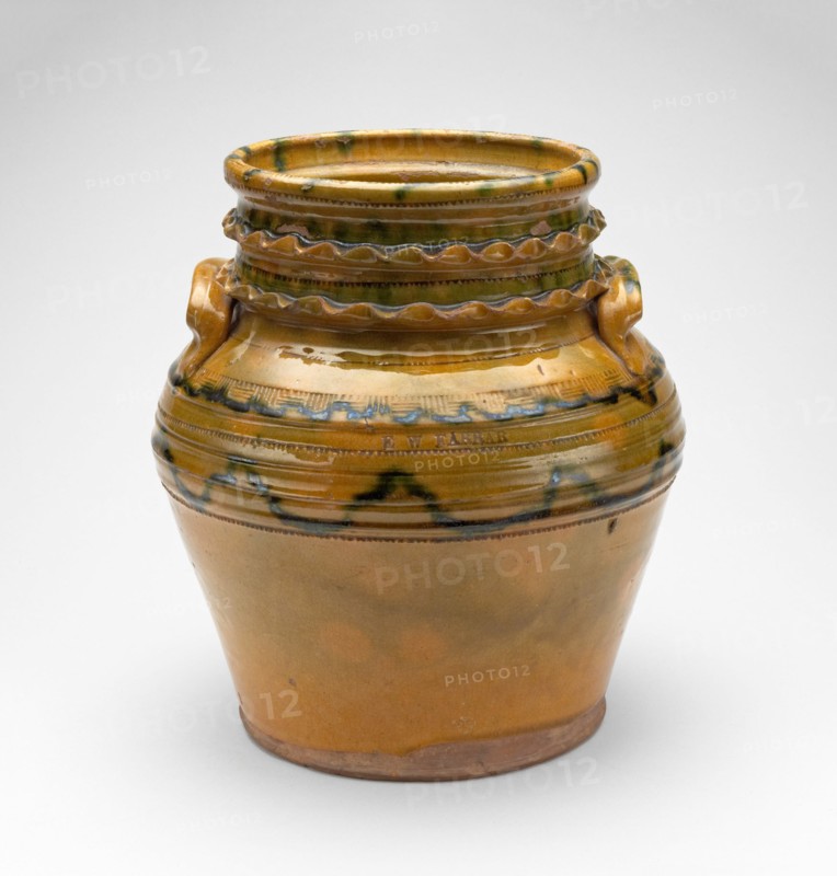 Jar, c. 1830. Creator: Edward William Farrar.