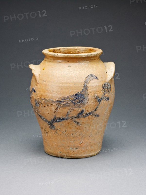 Saleratus Jar, 1848. Creator: George Muk.