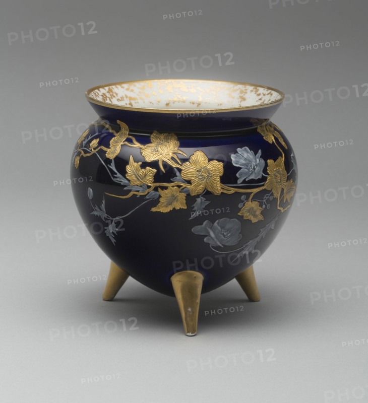 Cachepot, 1883/86. Creator: Greenwood Pottery Company.