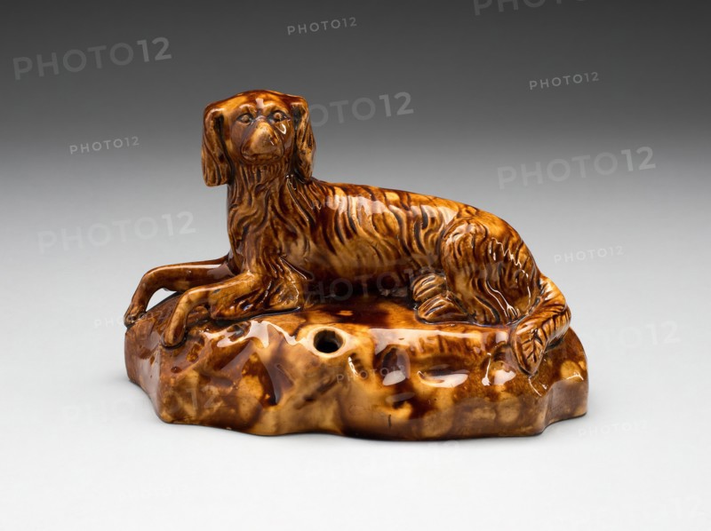 Inkstand, 1850/80. Creator: East Liverpool Pottery.