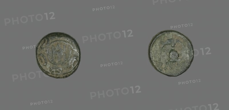 Coin Depicting a Shield, 239-229 BCE, issued by King Demetrius II. Creator: Unknown.