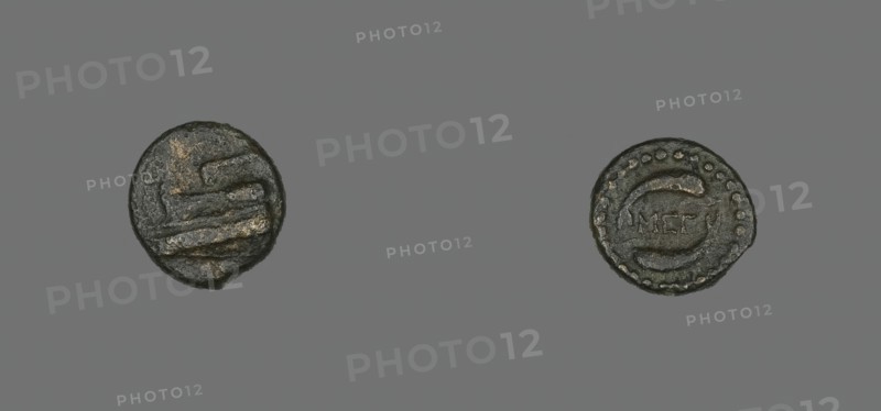 Coin Depicting a Ship's Prow, after 307-243 BCE. Creator: Unknown.