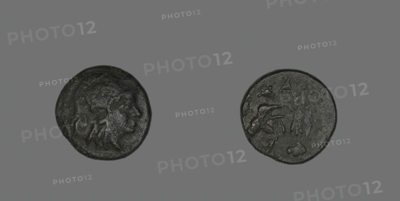 Coin Depicting the Goddess Athena, 277-239 BCE or 229-220 BCE. Creator: Unknown.