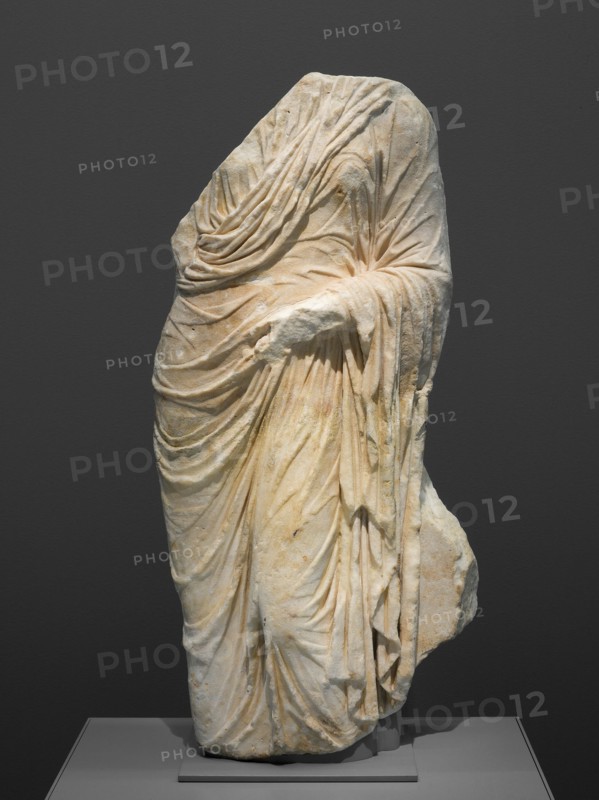 Fragment of a Grave Monument, 4th-3rd century BCE. Creator: Unknown.