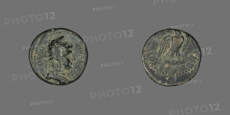 Coin Depicting the Head of a Man, 27 BCE-14 CE. Creator: Unknown.