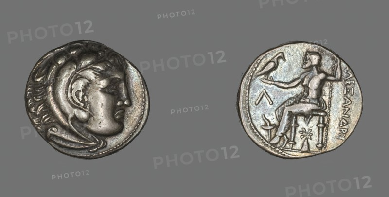 Tetradrachm (Coin) Portraying Alexander the Great, 336-323 BCE. Creator: Unknown.