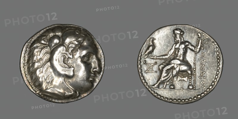 Tetradrachm (Coin) Portraying Alexander the Great, 336-323 BCE. Creator: Unknown.