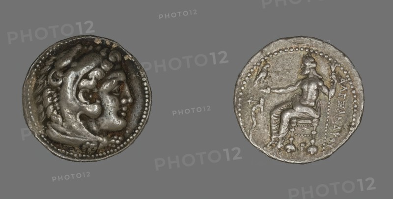 Tetradrachm (Coin) Portraying Alexander the Great, 336-323 BCE. Creator: Unknown.