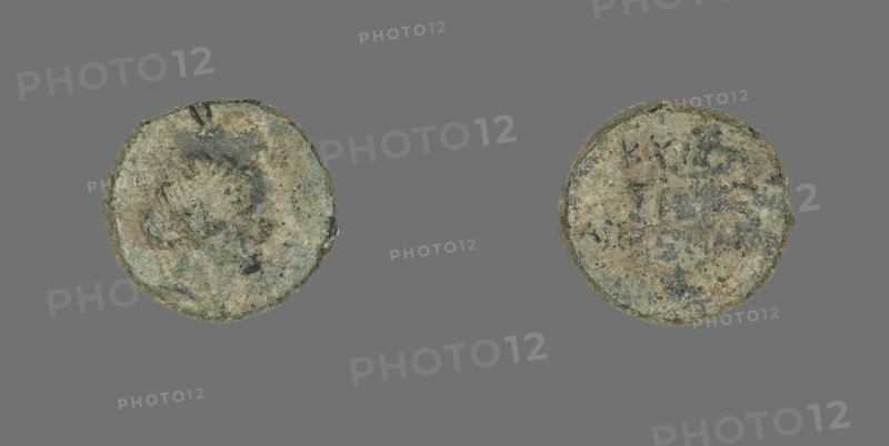 Coin Depicting the Amazon Cyme, about 250 BCE. Creator: Unknown.