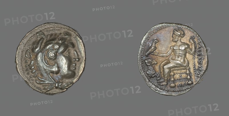 Tetradrachm (Coin) Portraying Alexander the Great, 336-323 BCE. Creator: Unknown.
