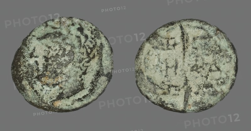 Coin Depicting a Male Head, before 190 BCE (?). Creator: Unknown.