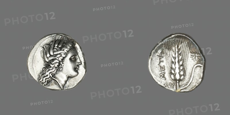 Stater (Coin) Depicting the Goddess Kore, 330-300 BCE. Creator: Unknown.
