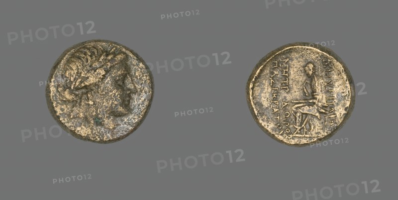Coin Depicting the God Apollo, 2nd-1st century BCE. Creator: Unknown.