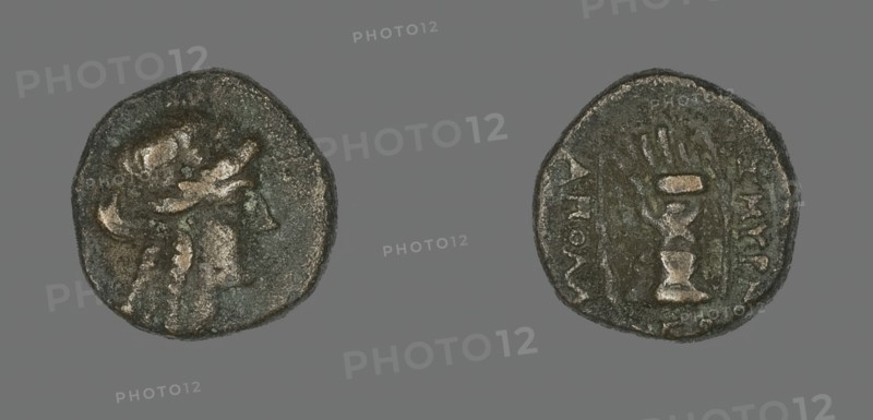 Coin Depicting the God Apollo, 2nd-1st century BCE. Creator: Unknown.