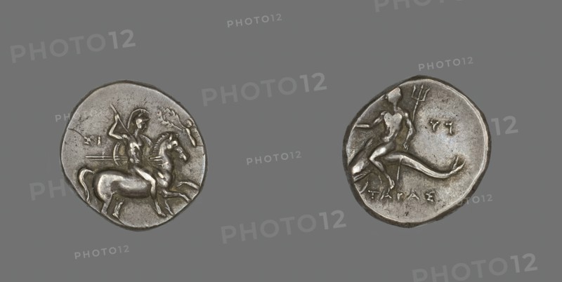 Stater (Coin) Depicting a Horseman, 334-302 BCE. Creator: Unknown.