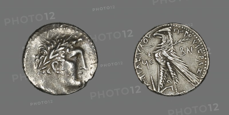 Shekel (Coin) Depicting the God Melkarth, 31-30 BC. Creator: Unknown.