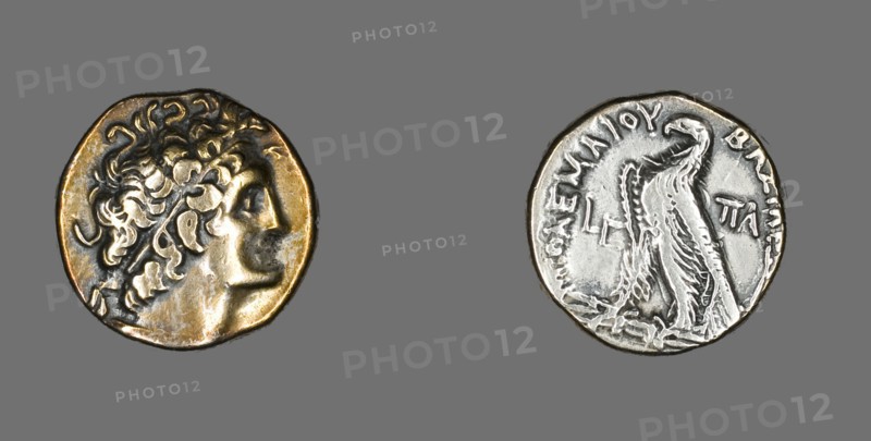 Tetradrachm (Coin) Portraying Ptolemy I, 176-175 BCE, Reign of Ptolemy VI (181-145 BCE). Creator: Unknown.