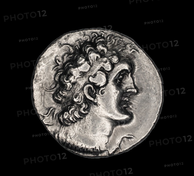 Tetradrachm (Coin) Portraying Ptolemy VIII Euergetes, 146-145 BCE, Reign of Ptolemy...(146-116 BCE). Creator: Unknown.