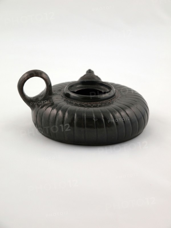 Guttus (Pouring Vessel), 400-375 BCE. Creator: Unknown.