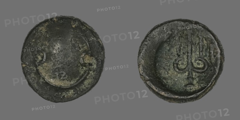 Coin Depicting a Boeotian Shield, 196-146 BCE. Creator: Unknown.