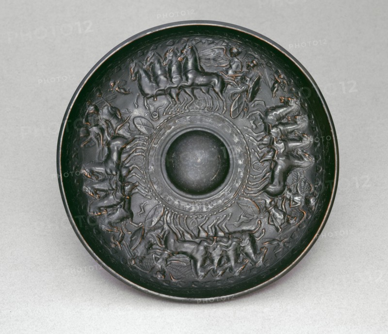 Phiale (Shallow Bowl for Pouring Ritual Libations), 300-250 BCE. Creator: Unknown.
