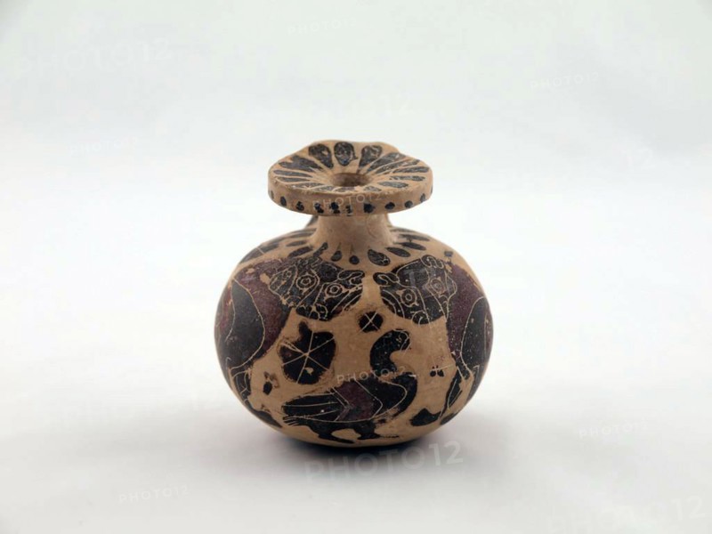 Aryballos (Cointainer for Oil), 625-600 BCE. Creator: Unknown.