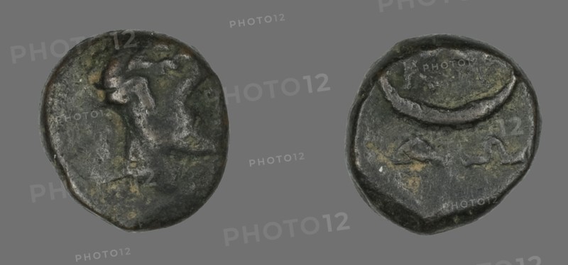 Coin Depicting the God Dionysos, late 3rd century BCE. Creator: Unknown.