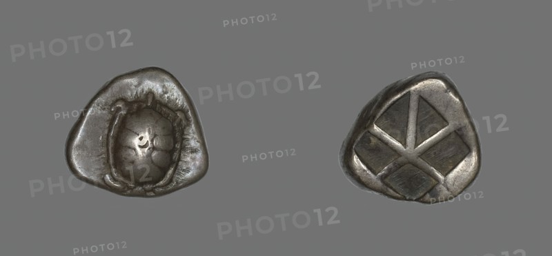 Stater (Coin) Depicting a Land Tortoise, 404-350 BCE. Creator: Unknown.