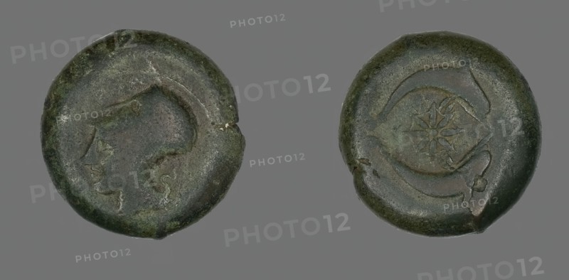 Coin Depicting the Goddess Athena, 345-317 BCE. Creator: Unknown.