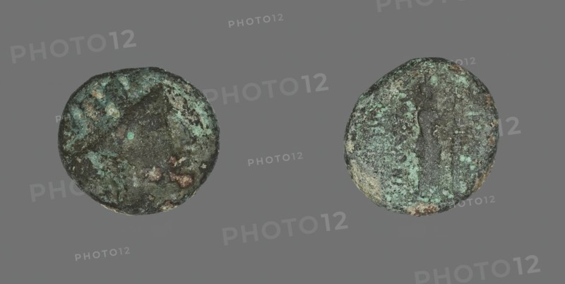 Coin Depicting the Goddess Kybele, 2nd-1st century BCE. Creator: Unknown.