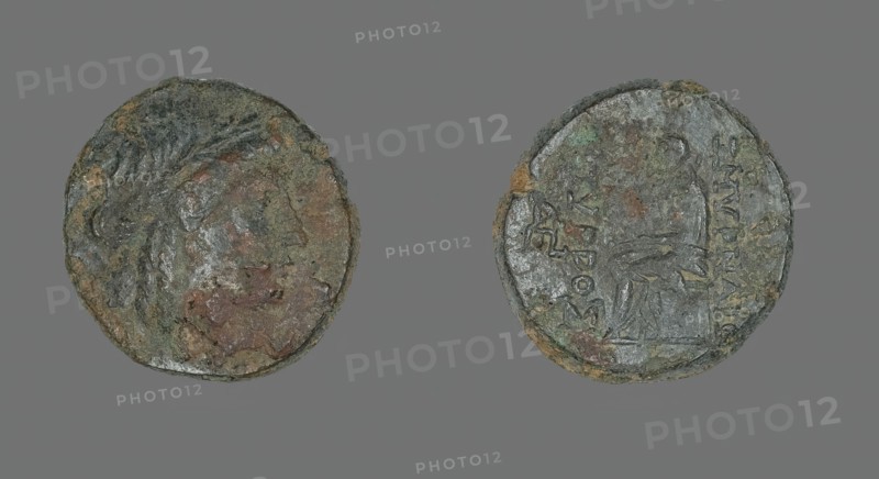 Coin Depicting the God Apollo, 2nd-1st century BCE. Creator: Unknown.