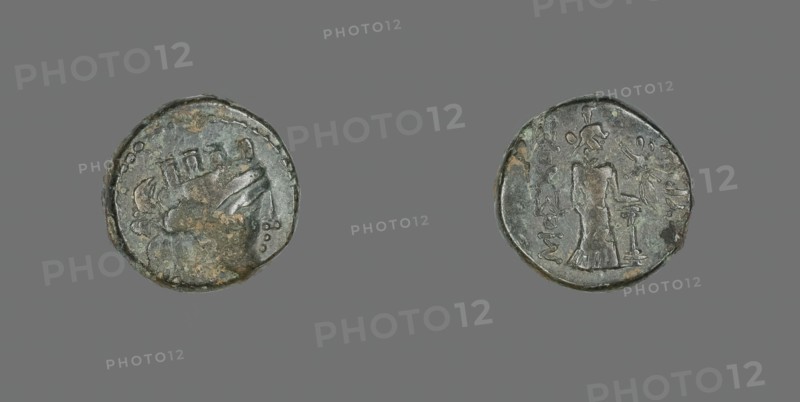 Coin Depicting the Goddess Tyche, 2nd-1st century BCE. Creator: Unknown.
