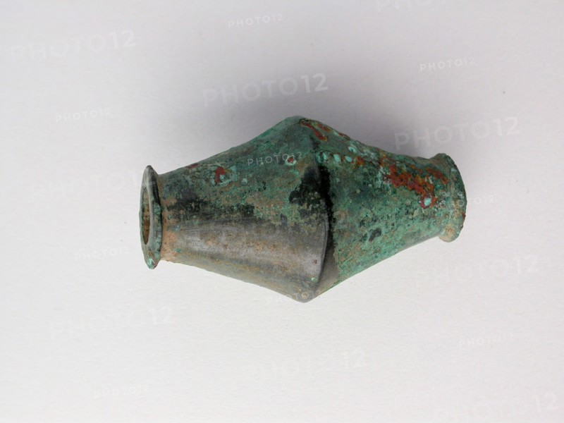 Biconical Bead, Geometric Period (800-600 BCE). Creator: Unknown.