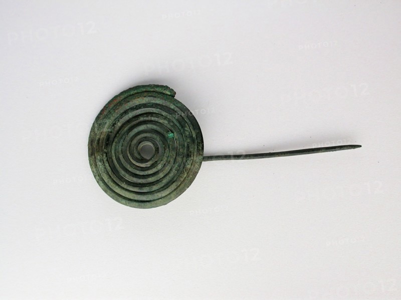 Spiral Fibula, Geometric Period (800-700 BCE). Creator: Unknown.