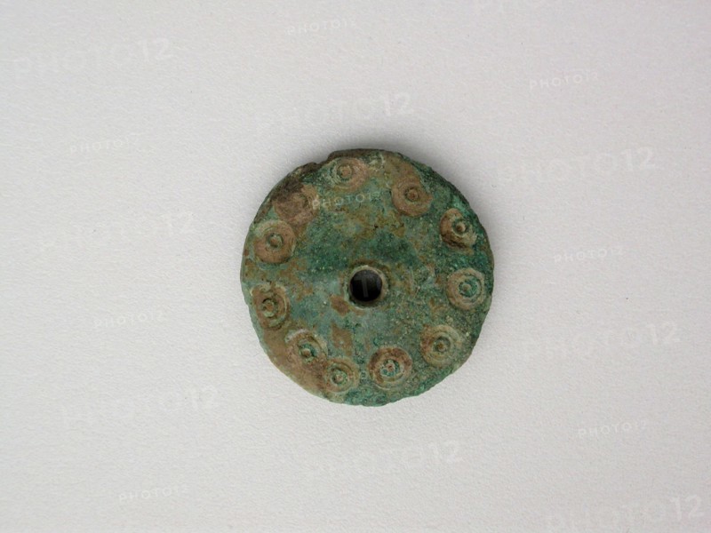 Disc, Chariot Wheel, Geometric Period (800-700 BCE). Creator: Unknown.