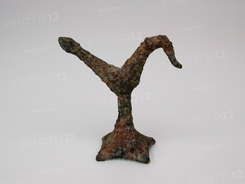 Bird on a Stand, Geometric Period (about 700 BCE). Creator: Unknown.