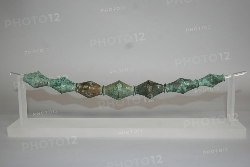 Biconical Bead Necklace, Geometric Period (800-600 BCE). Creator: Unknown.