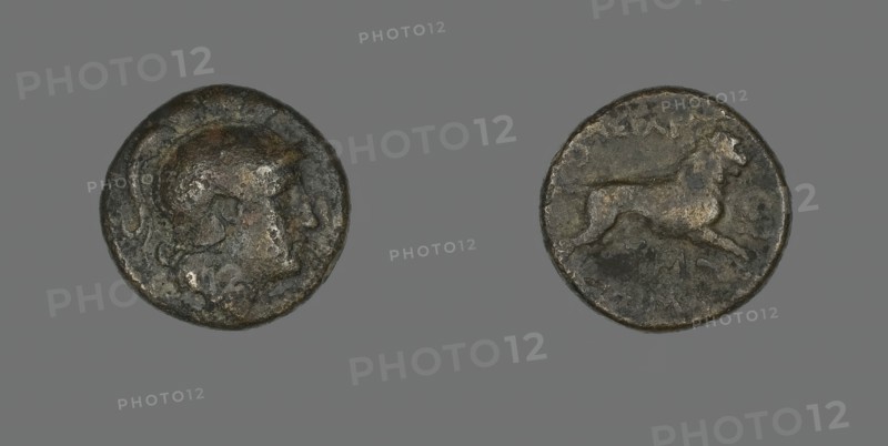 Coin Depicting the God Ares, 306-281 BCE. Creator: Unknown.