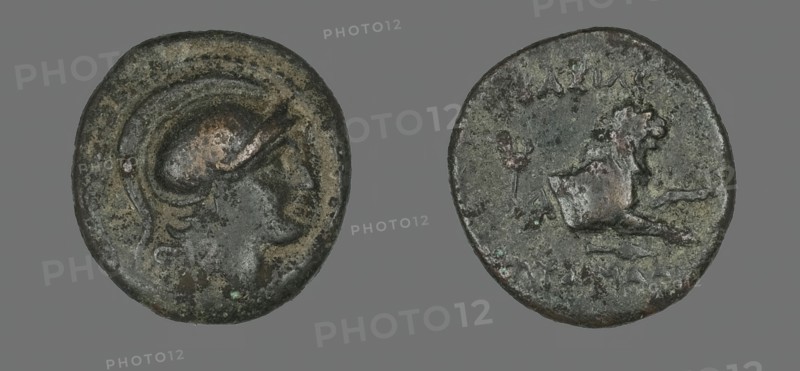 Coin Depicting the God Ares, 306-281 BCE. Creator: Unknown.