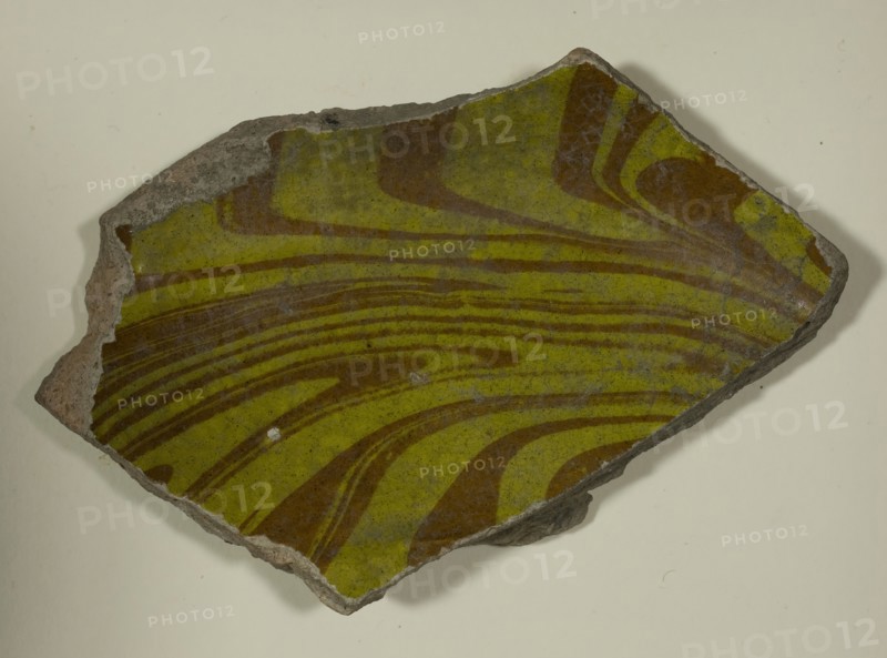 Fragment of a Bowl, 16th-17th century. Creator: Unknown.