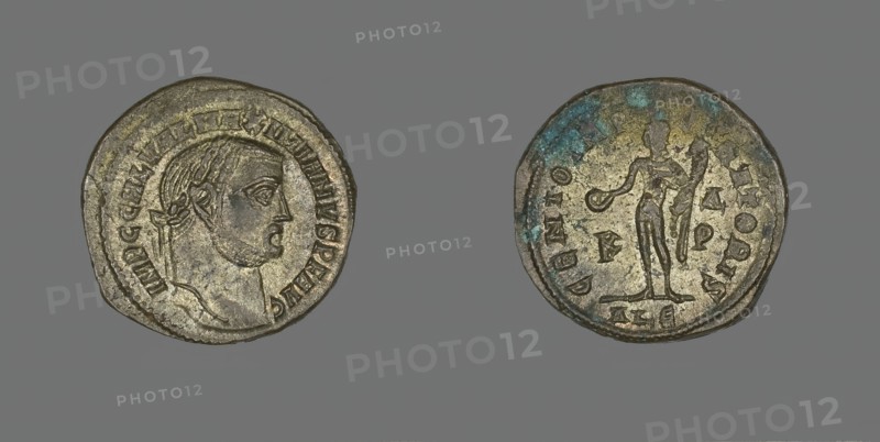 As (Coin) Portraying Emperor Galerius, 305-311. Creator: Unknown.