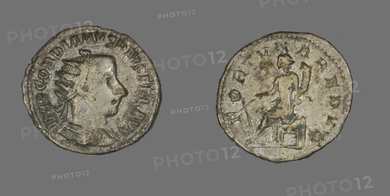 Antoninianus (Coin) Portraying Emperor Gordian III, 242-244. Creator: Unknown.
