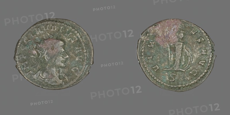 Antoninianus (Coin) Portraying Emperor Claudius Gothicus, 260-270. Creator: Unknown.