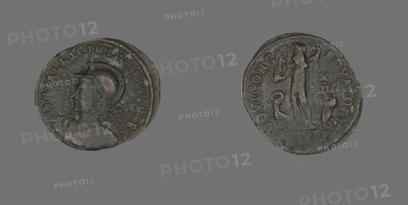 Follis (Coin) Portraying Emperor Licinius, 321-323. Creator: Unknown.